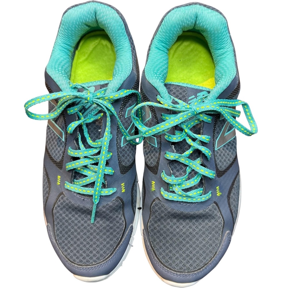 New Balance Shoes Womens Size 8.5 Gray Teal‎ CUSH+ Running Sneakers WE543PF1
